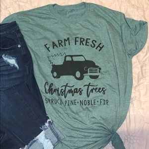 farm fresh Christmas tree tee